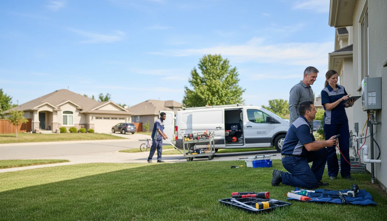 Tankless water heater service in Nachusa, IL